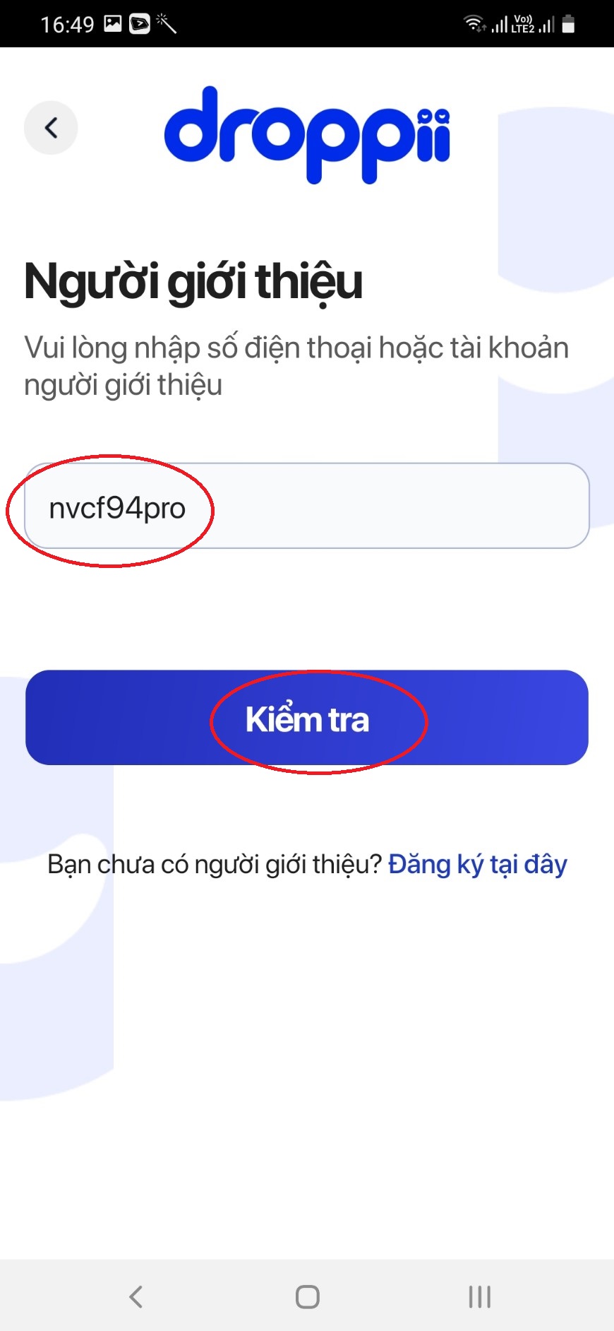 dang ky app droppii biz
